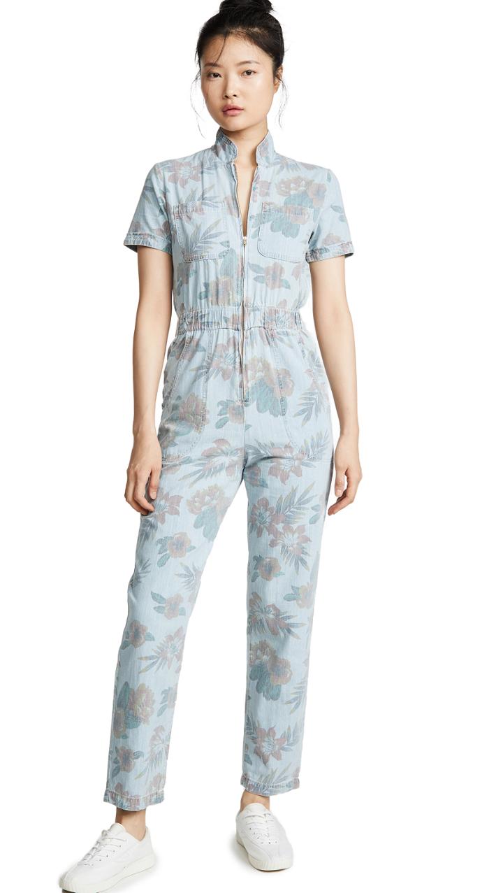 Mother Zip Up Jumpsuit