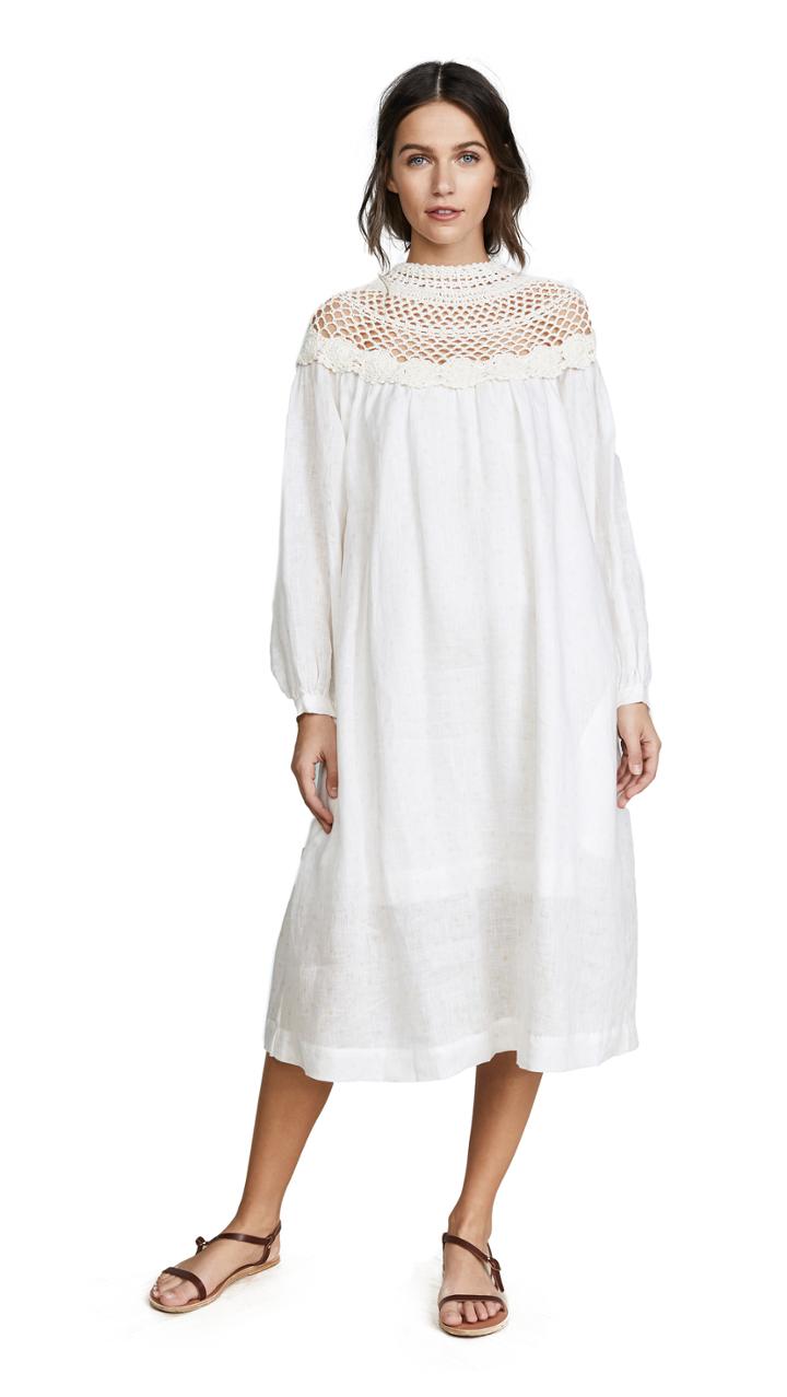Innika Choo Crochet Collar Dress