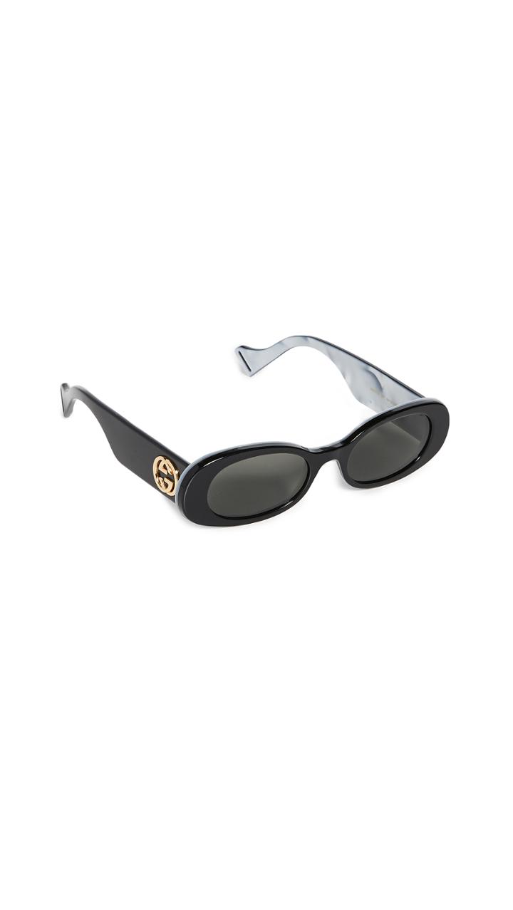 Gucci Fluo Narrow Acetate Sunglasses