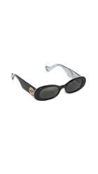 Gucci Fluo Narrow Acetate Sunglasses