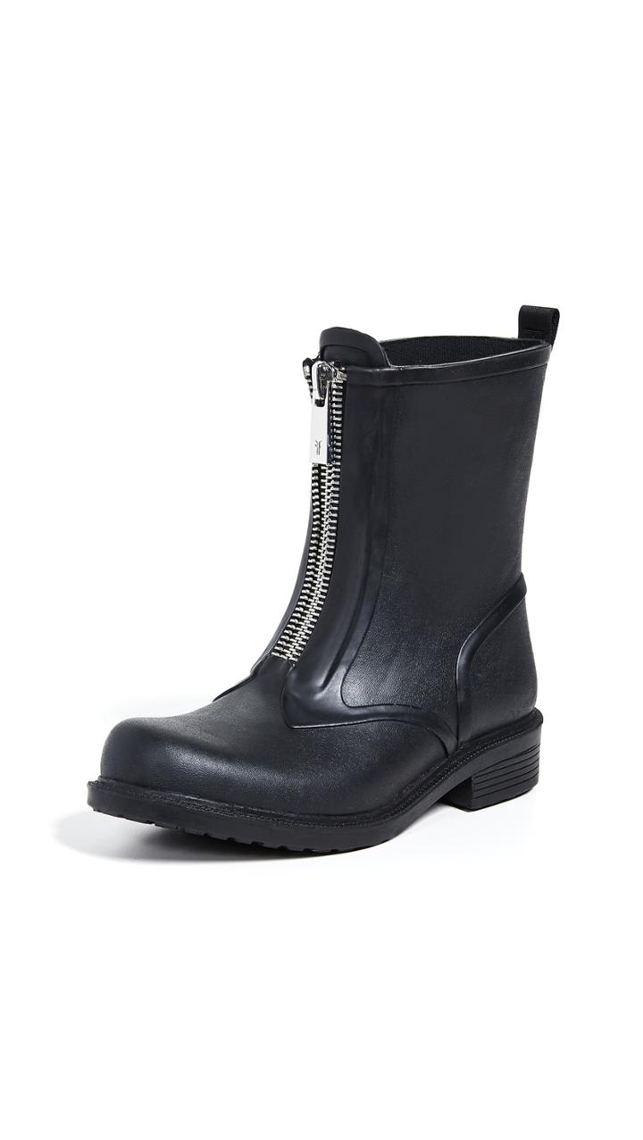 Frye Storm Zip Rain Booties