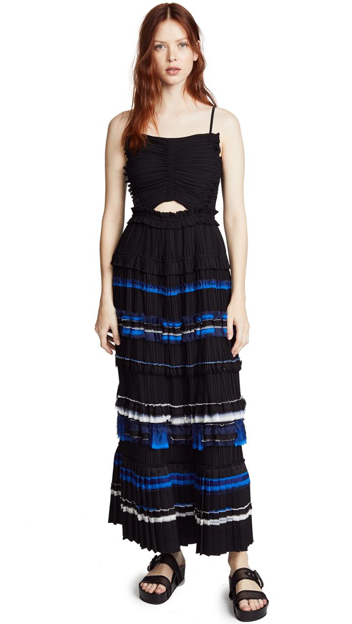 3 1 Phillip Lim Pleated Cami Gown