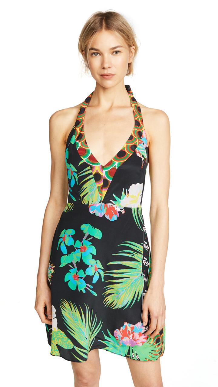 Cynthia Rowley Tate Halter Neck Mini Dress