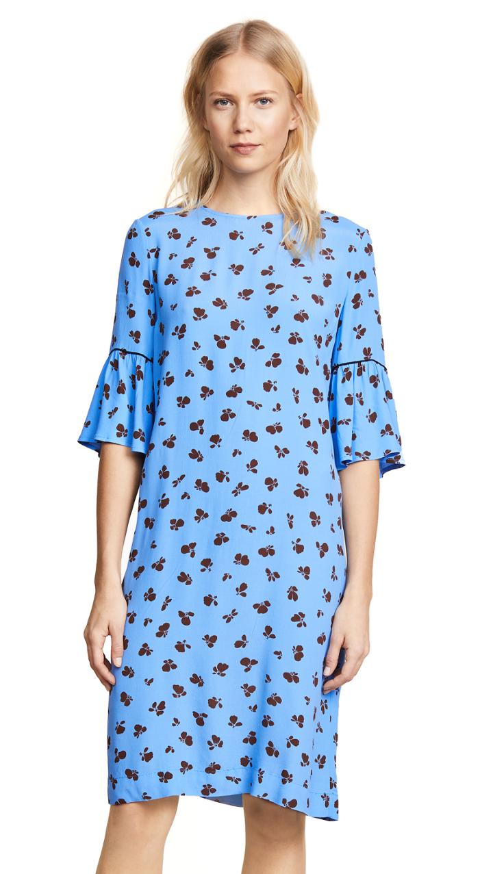 Ganni Printed Shift Dress
