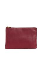 Madewell The Leather Pouch Clutch