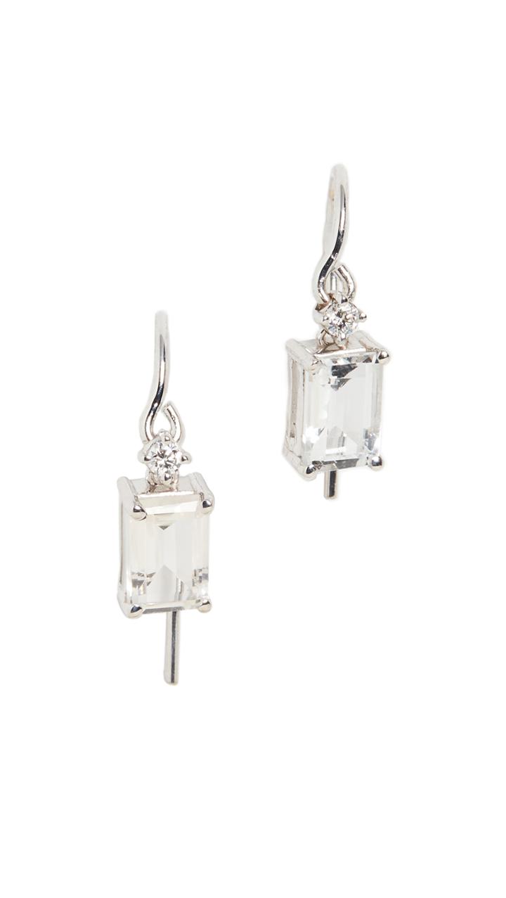 Kalan By Suzanne Kalan 14k White Gold Dangle Earrings
