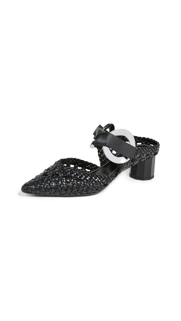 Proenza Schouler Tie Woven Mules