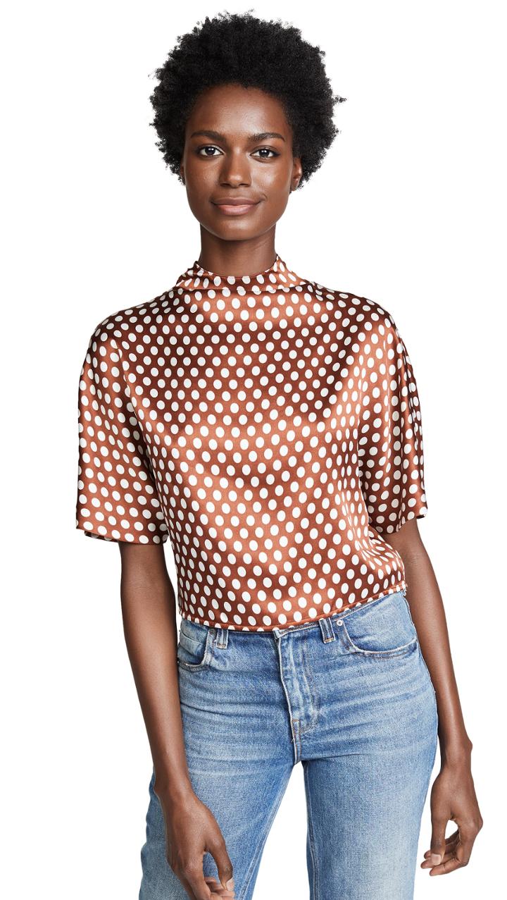 Diane Von Furstenberg High Neck Blouse
