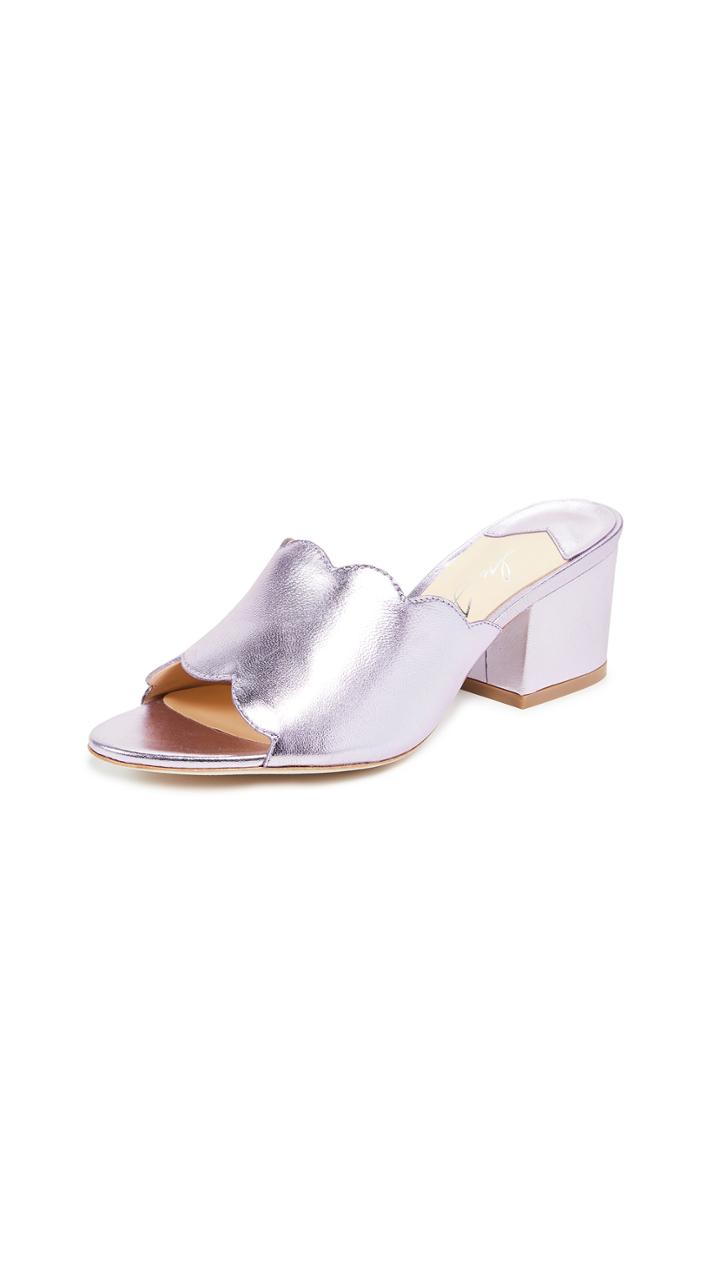 Isa Tapia Chiqui Metallic Sandals