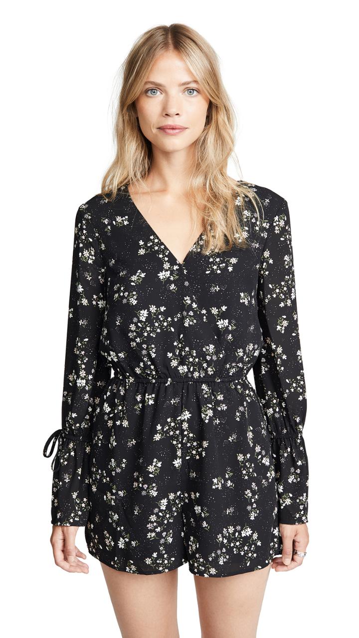 Cupcakes And Cashmere Infinity Speckle Blooms Romper