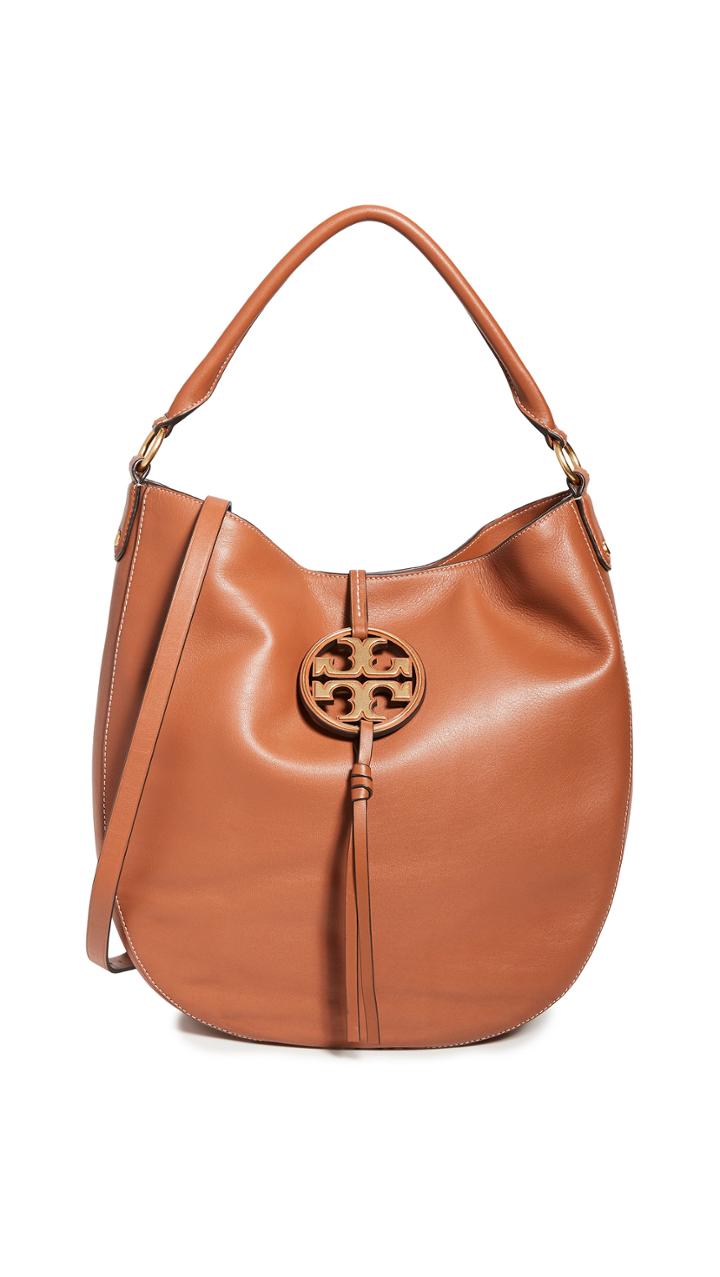 Tory Burch Miller Metal Slouchy Hobo Bag
