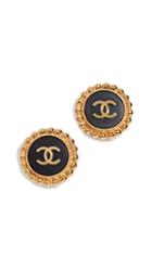 What Goes Around Comes Around Chanel Ball Border Earrings