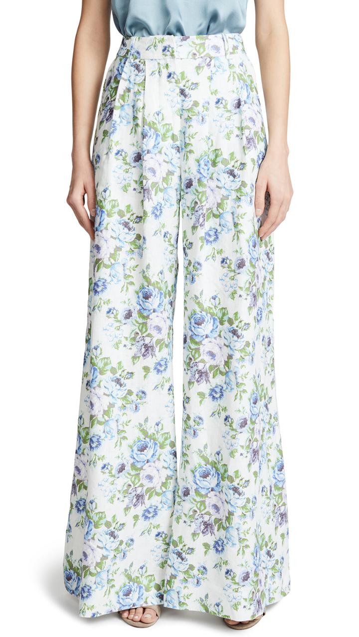 Zimmermann White Wave Pants