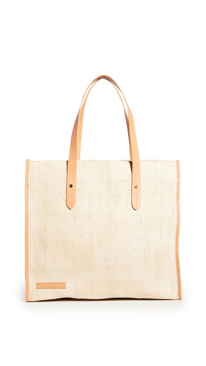 Zimmermann Raffia Stripe Tote