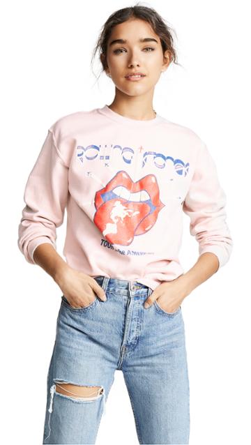 Madeworn Rock Rolling Stones Pullover