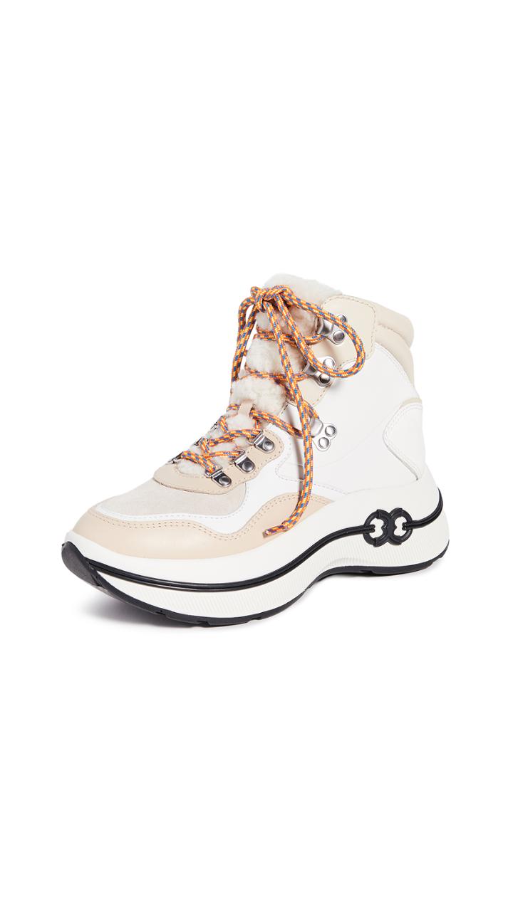 Tory Burch Gemini Link Platform Hiking Boots