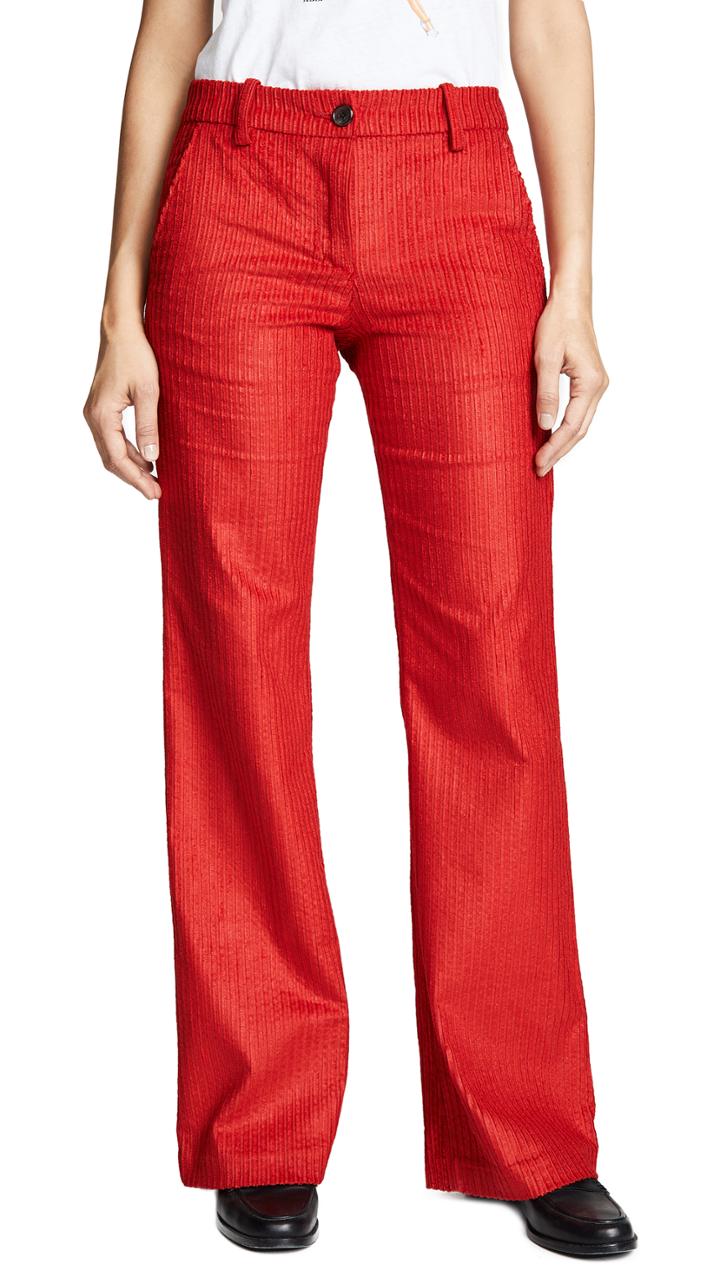 Ei8htdreams Corduroy Wide Flare Trousers