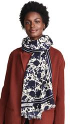 Tory Burch Happy Times Oblong Scarf