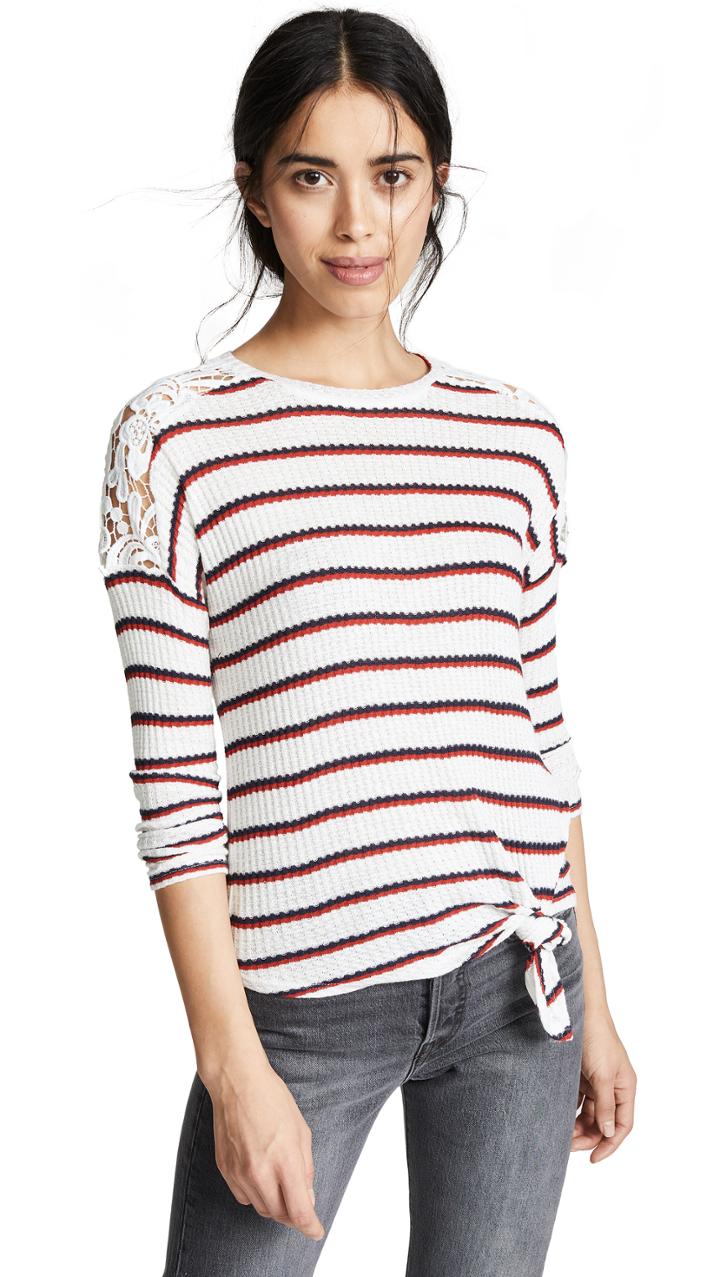 Generation Love Bleecker Lace Long Sleeve Tee