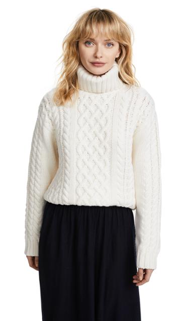 Protagonist Rollneck Cable Sweater