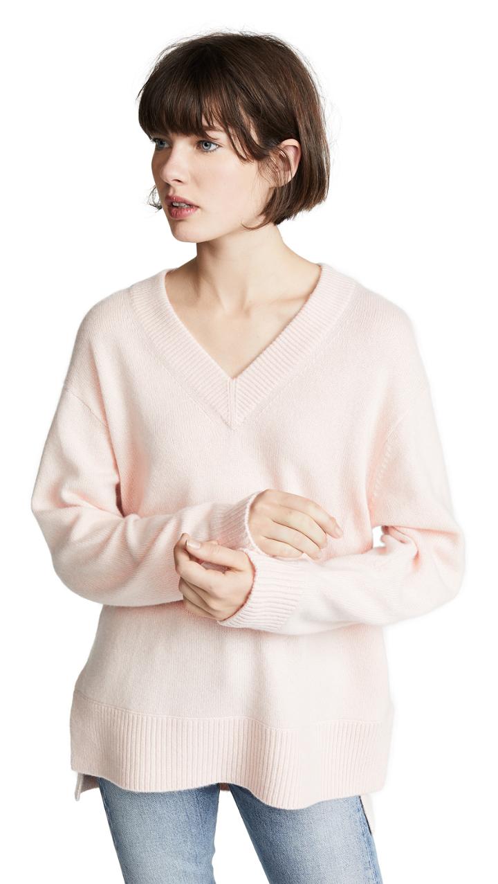 Vince V Neck Cashmere Tunic