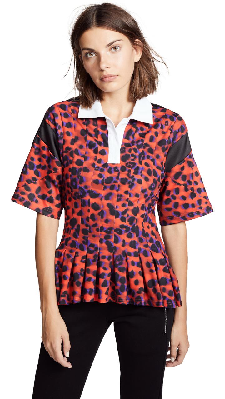 Koche Pleated Polo Shirt
