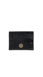 Tory Burch Robinson Embossed Card Case