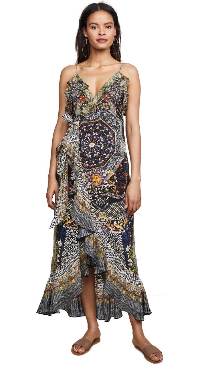 Camilla Behind Closed Doors Frill Wrap Dress