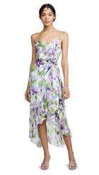 Alice Olivia Tevi Cowl Neck Ruffle Dress