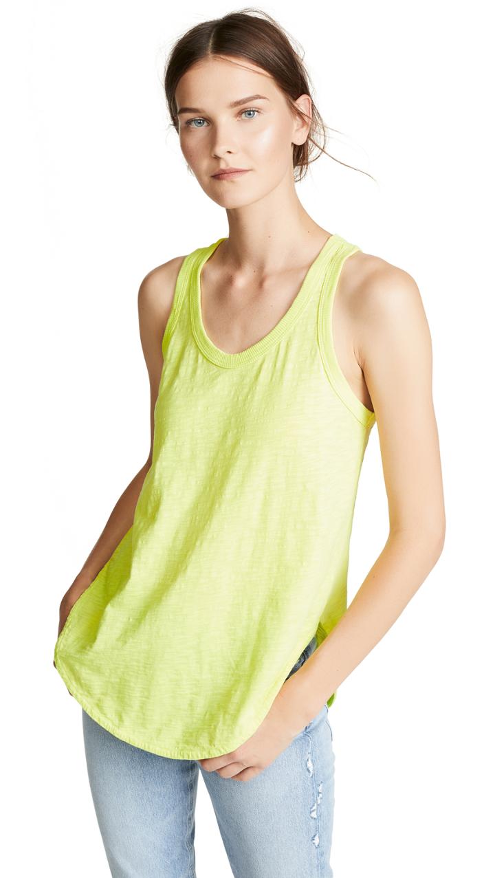 Wilt Shrunken Shirttail Tank Top