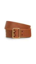 Maison Boinet 30mm Color Contrasting Leather Belt