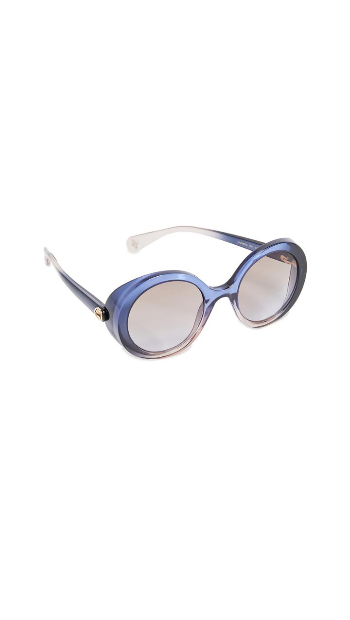 Gucci Glamorous Bold Round Sunglasses