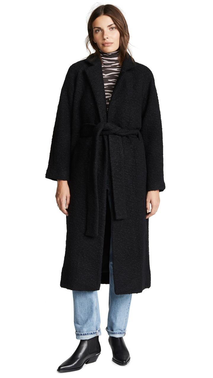 Ganni Fenn Peacoat