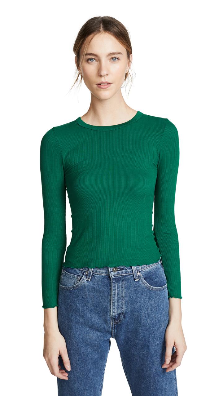 Enza Costa Lettuce Crew Tee