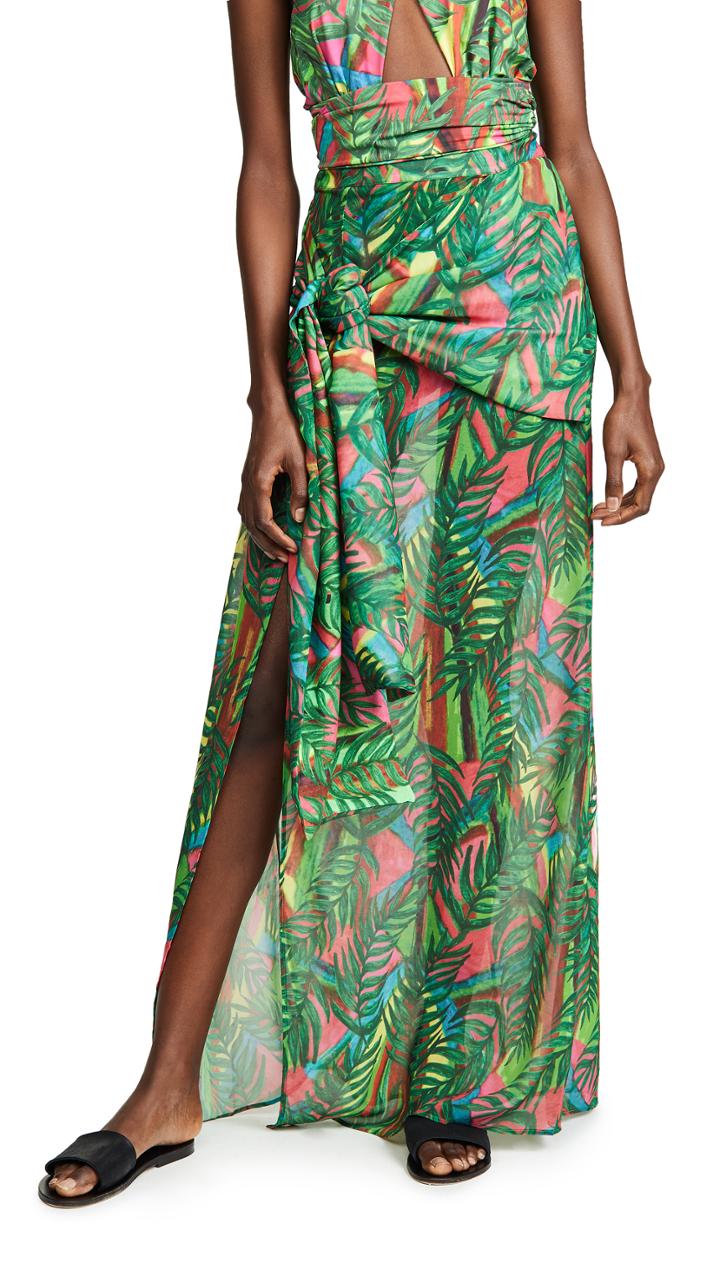 Patbo Electric Jungle Beach Skirt