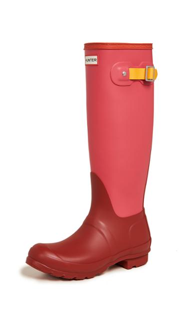 Hunter Boots Original Tall Colorblock Boots