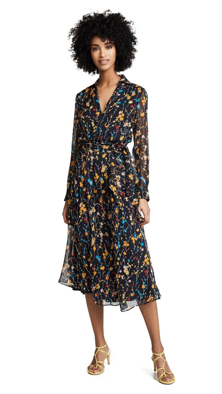 Equipment Fleurs Cascade Vivienne Dress