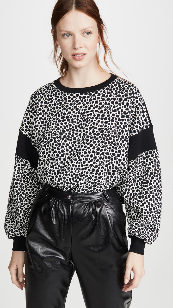Philosophy Di Lorenzo Serafini Leopard Sweatshirt