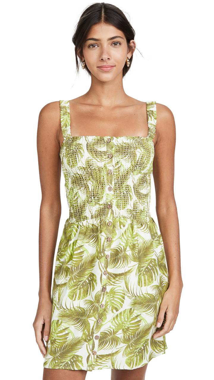 Chaser Beachy Smocked Mini Dress