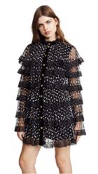 Philosophy Di Lorenzo Serafini Tiered Ruffle Mesh Dress