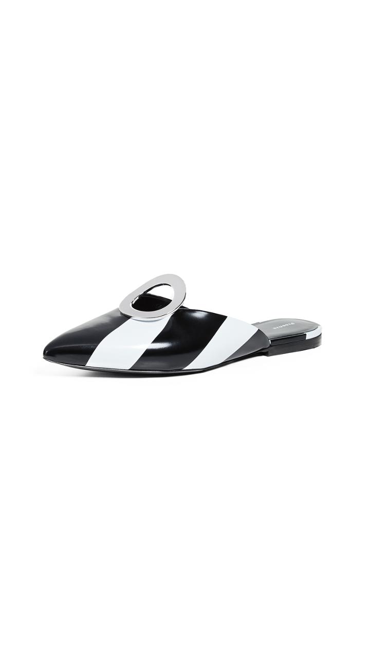 Proenza Schouler Circle Mule Flats