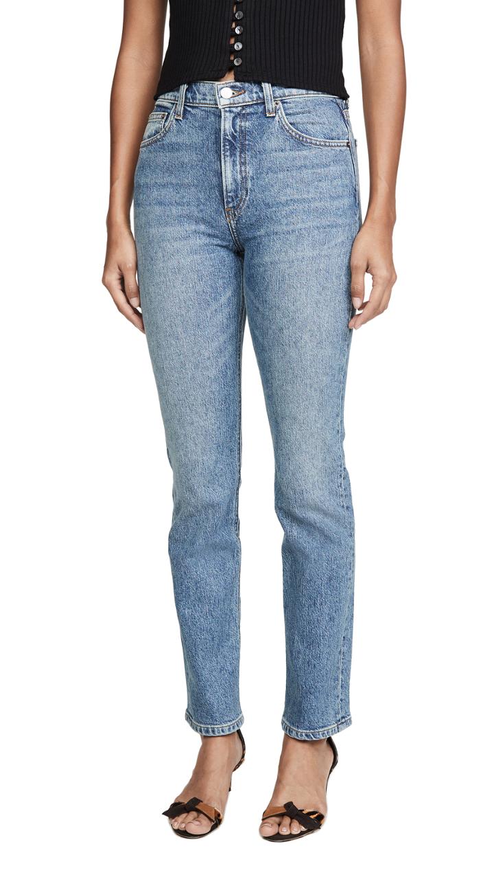 Reformation Liza High Straight Jeans