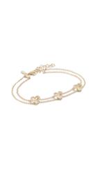 Ef Collection 14k Diamond Triple Open Heart Bracelet