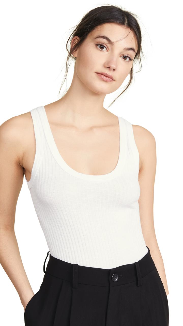 Enza Costa Military Rib Tank