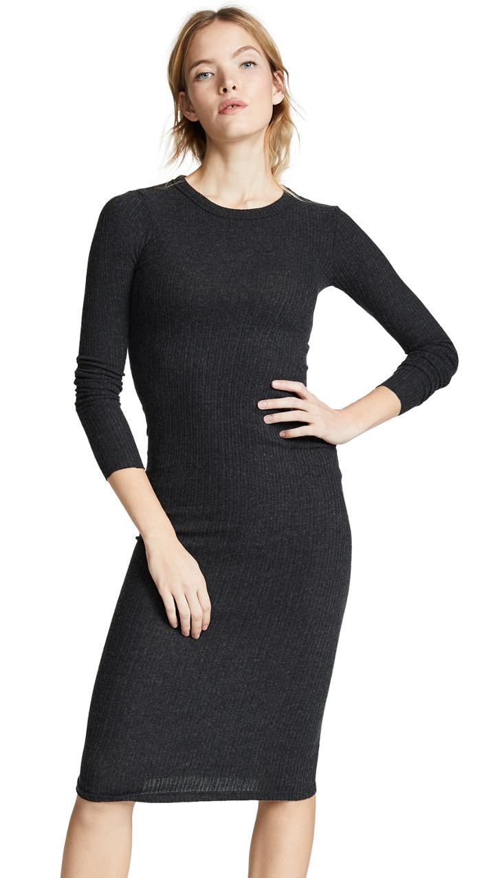 Enza Costa Back Keyhole Midi Dress