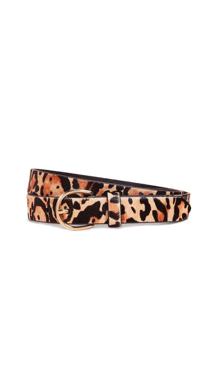 Frame Skinny Cheetah Belt