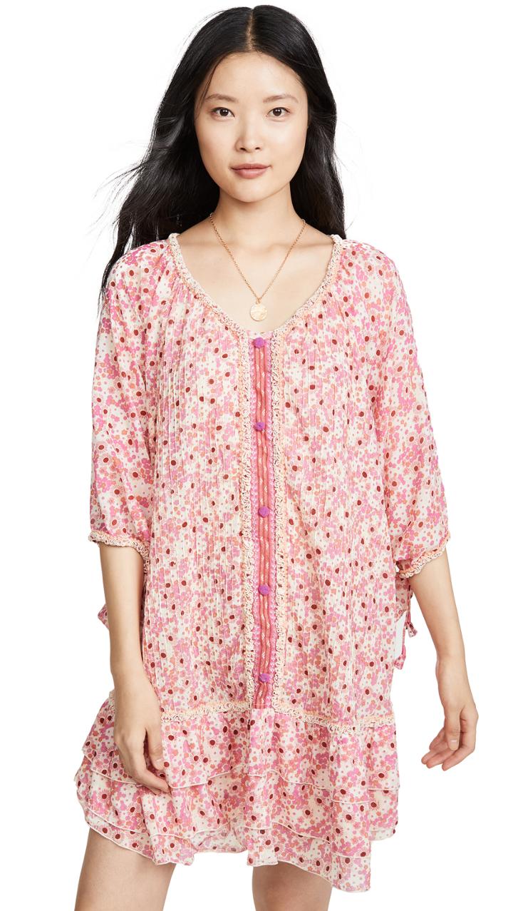 Poupette St Barth Poncho Bobo Ruffled Dress