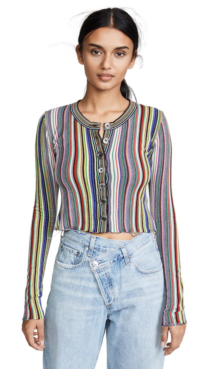 Marques Almeida Cropped Cardigan