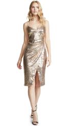 Black Halo Bowery Sequin Sheath Dress