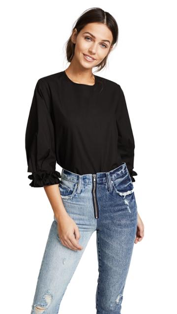 M Patmos Louise Poplin Blouse